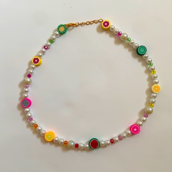 Colorful Pearl Necklace - Picture 1 of 3